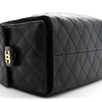 Chanel Caviar Quilted Small Chanel 25 Handbag Black 9 of 11