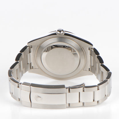 Rolex Stainless Steel 18K White Gold 41mm Oyster Perpetual Datejust Watch White 116334 5 of 8