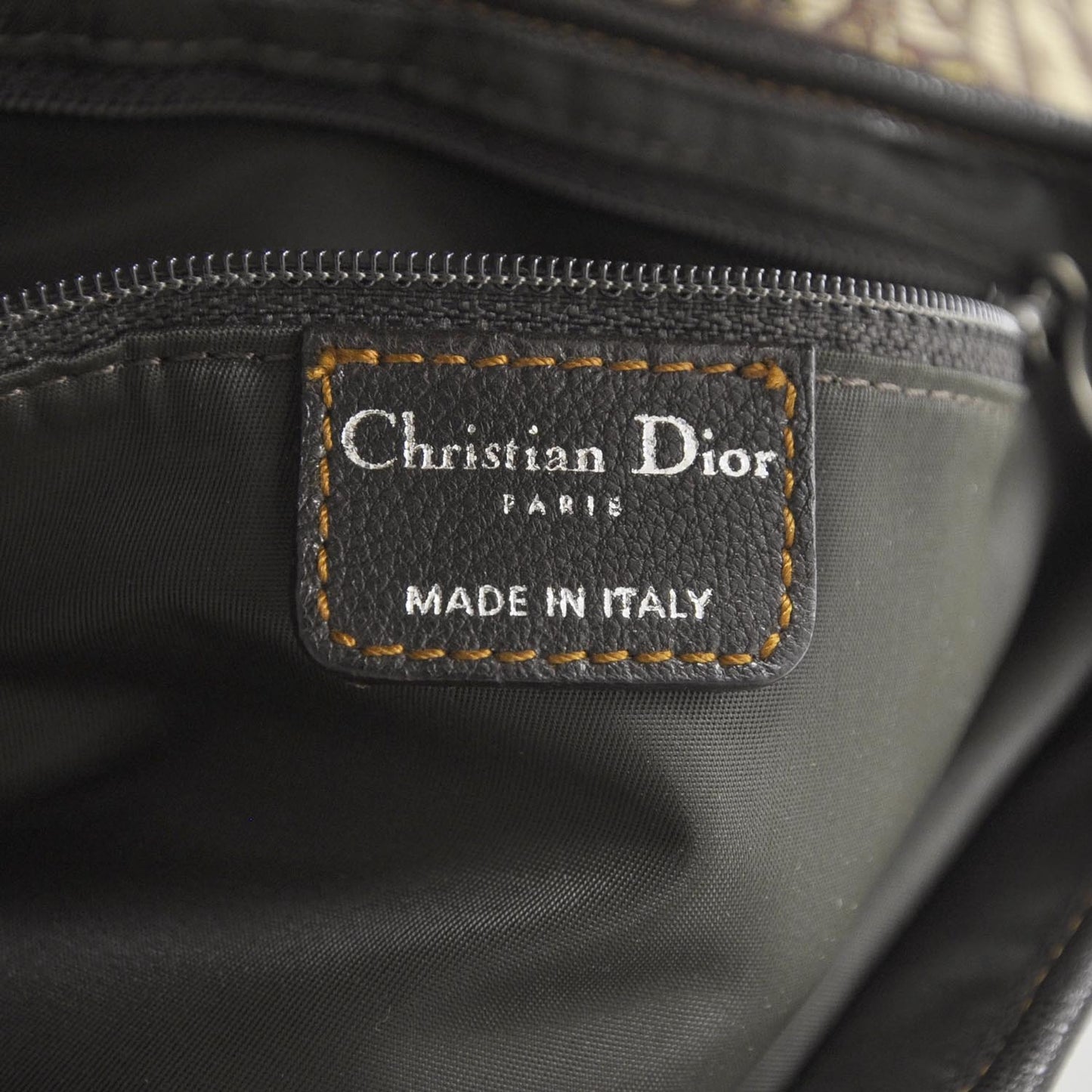 Monogram Saddle Bag Brown