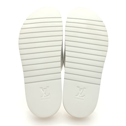Louis Vuitton Empreinte Mens Miami Mule 11 White 5 of 7