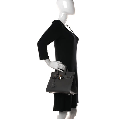 Hermes Epsom Birkin Sellier 25 Gris Meyer 2 of 35