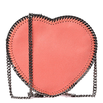 Stella McCartney Shaggy Deer Falabella Heart Crossbody Bag Peony Pink 1 of 16