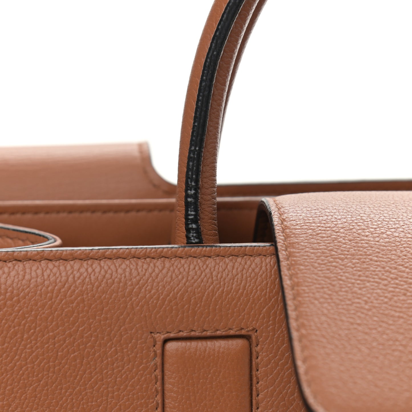 Smooth Calfskin Medium Diorever Flap Brown