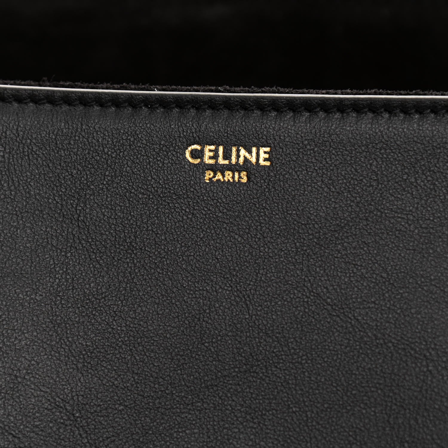 Celine Smooth Calfskin Medium Soft 16 Bag Black 6 of 10