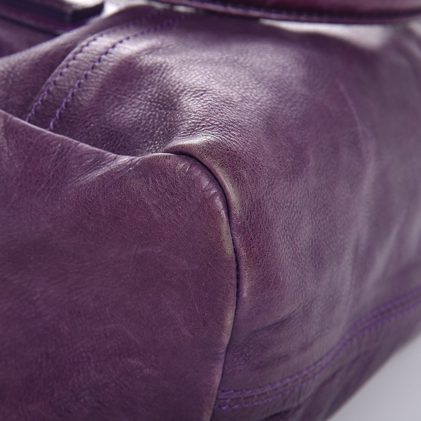 Sugar Goatskin Medium Pandora Dark Violet