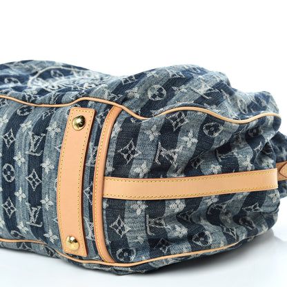 Louis Vuitton Denim Raye Cabas GM 6 of 12