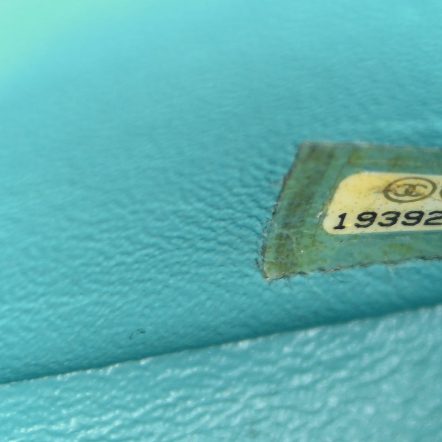 Lambskin Quilted Mini Rectangular Flap Turquoise