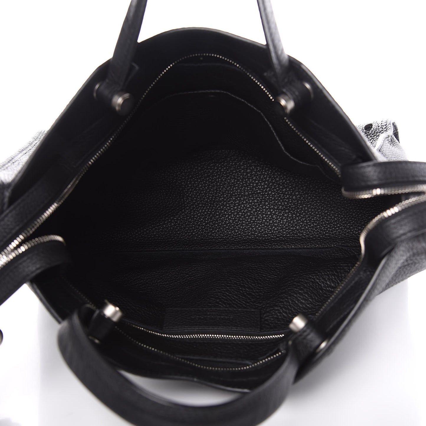 Veau Grana Perforated Blackout Hardware City Black