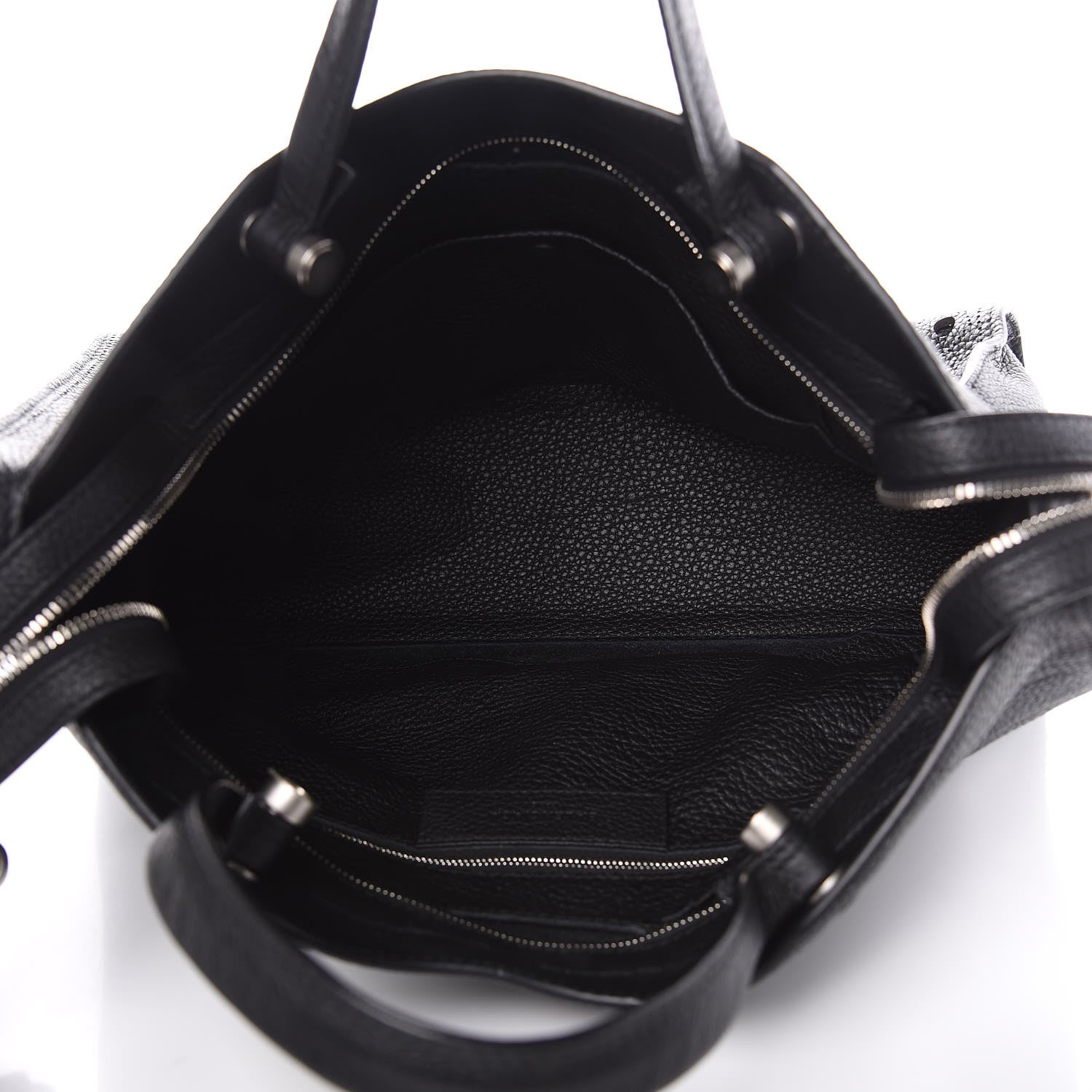 Balenciaga Veau Grana Perforated Blackout Hardware City Black 5 of 11