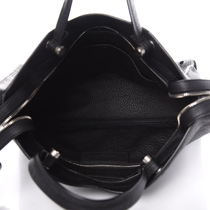 Balenciaga Veau Grana Perforated Blackout Hardware City Black 5 of 11