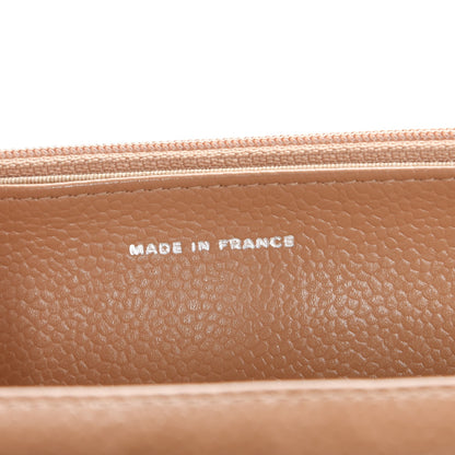 Chanel Caviar Timeless CC Wallet On Chain WOC Beige 7 of 9