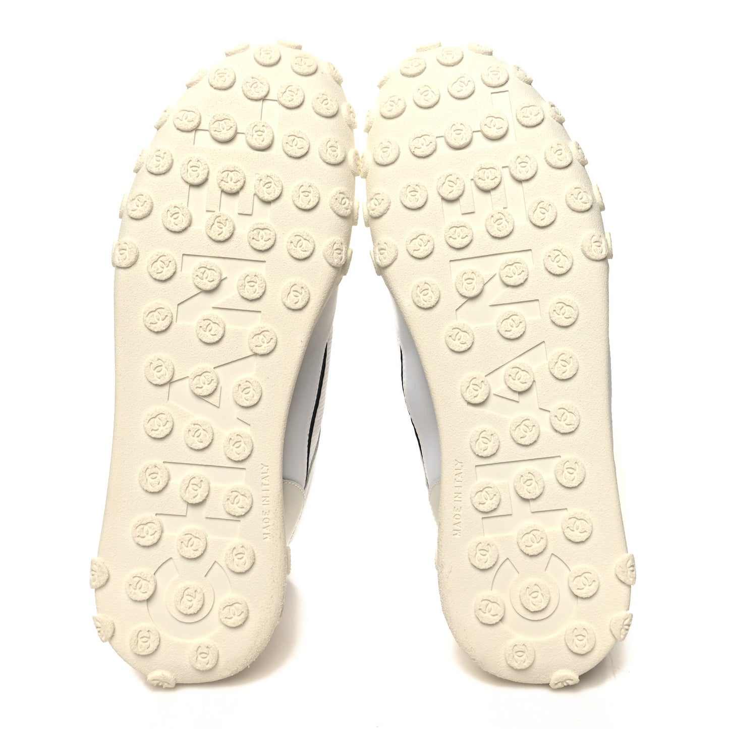 Calfskin Mesh Lycra Womens Logo High Top Sneakers 40 White
