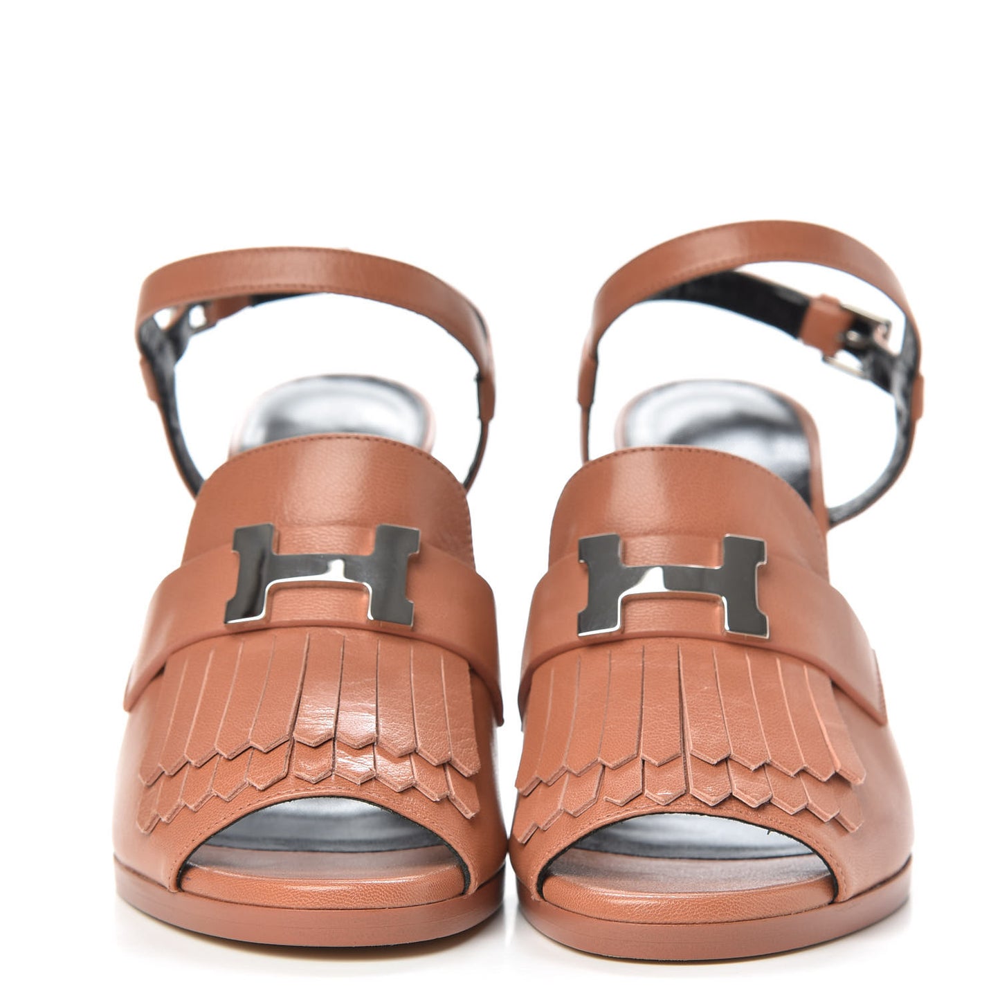Goatskin Alesia Sandals 37 Rose Bubinga