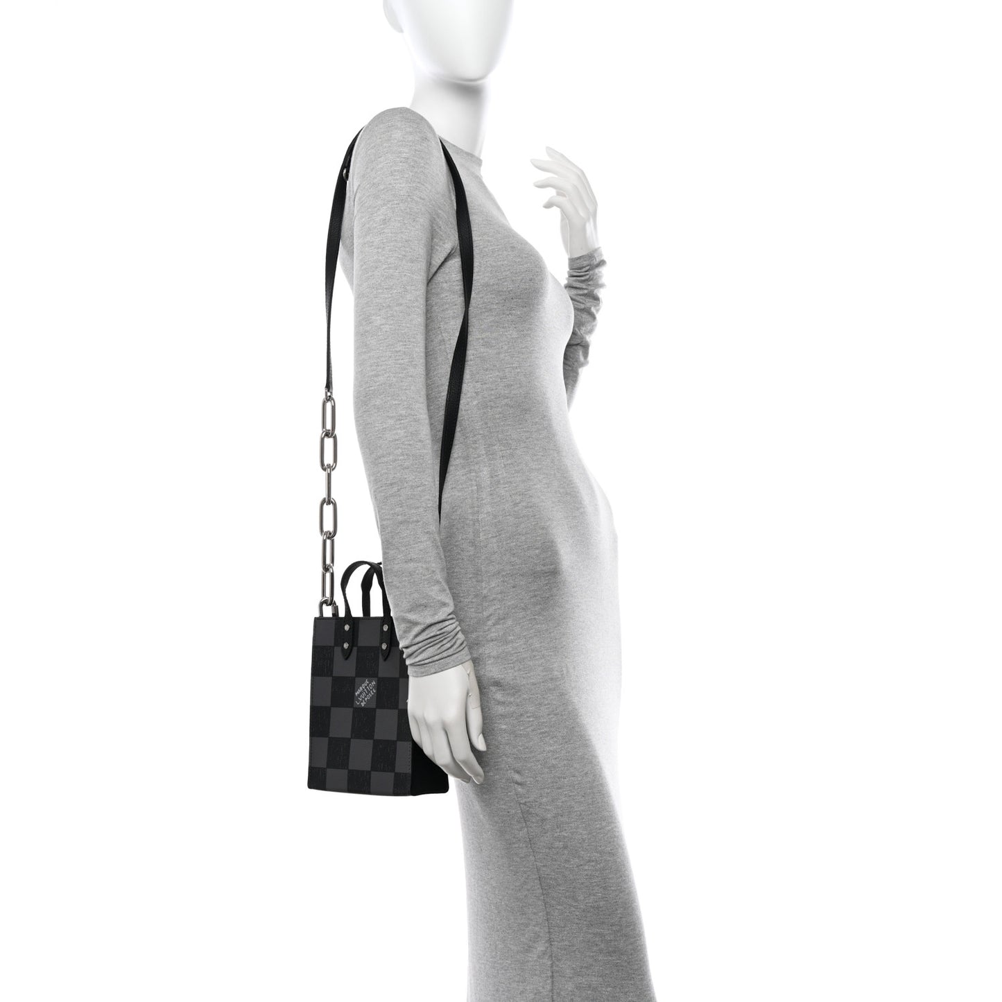 Damier Graphite Sac Plat XS Black