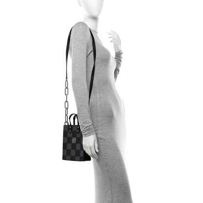 Louis Vuitton Damier Graphite Sac Plat XS Black 2 of 11