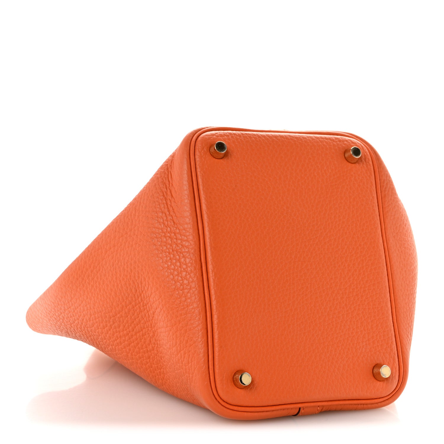 Hermes Taurillon Clemence Picotin Lock 18 PM Orange 4 of 11