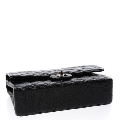 Chanel Caviar Quilted Medium Double Flap Black 4 of 9