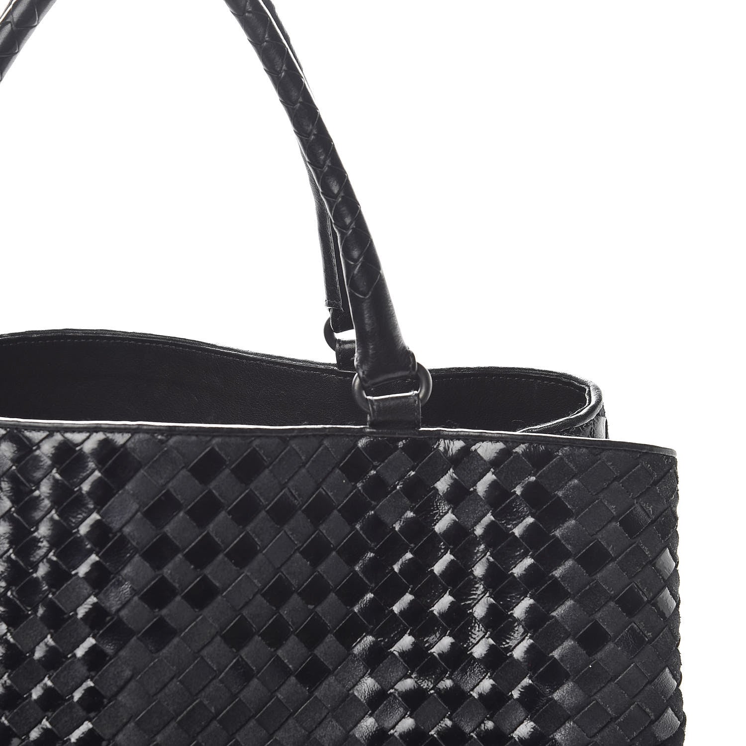 Bottega Veneta Intrecciato Rugiada Vintaga Shopper Black 12 of 12