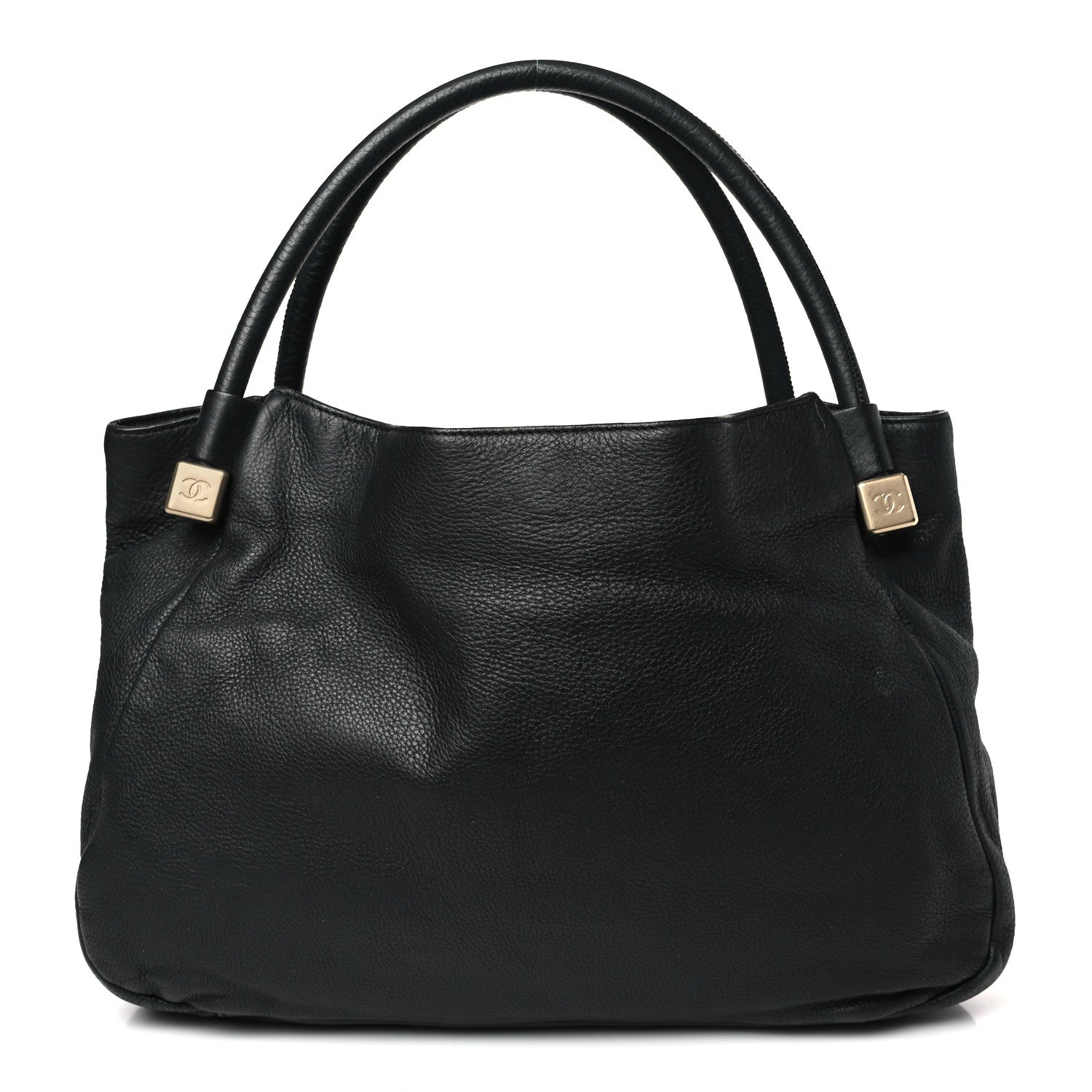 Chanel Calfskin CC Dice Tote Bag Black 1 of 9
