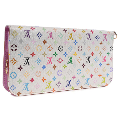 Louis Vuitton Monogram Multicolor Insolite Wallet Litchi 3 of 8