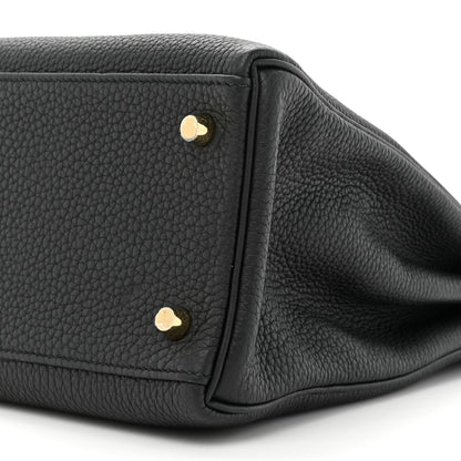Hermes Togo Kelly Retourne 32 Black 7 of 9