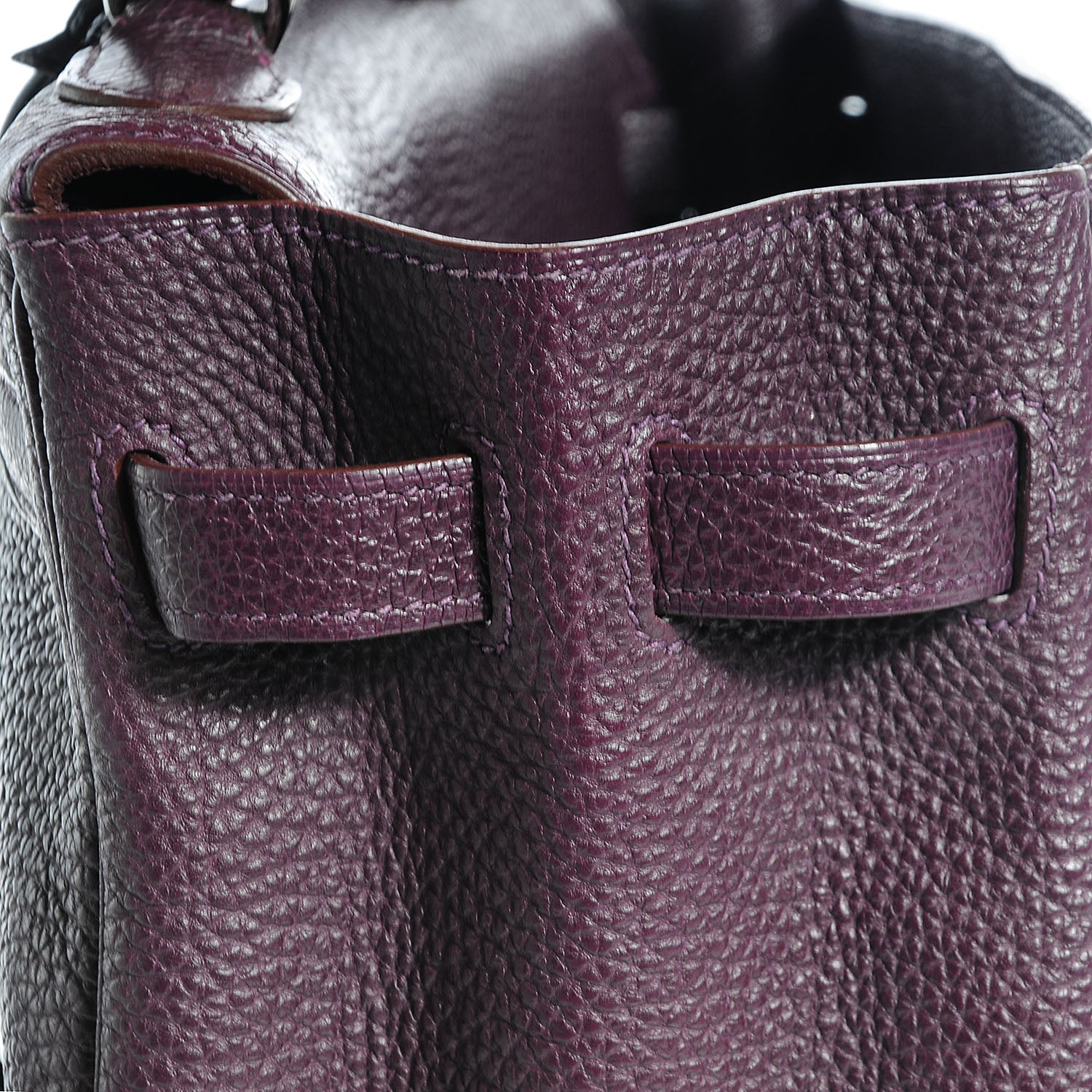 Hermes Togo Kelly Retourne 35 Raisin 13 of 27