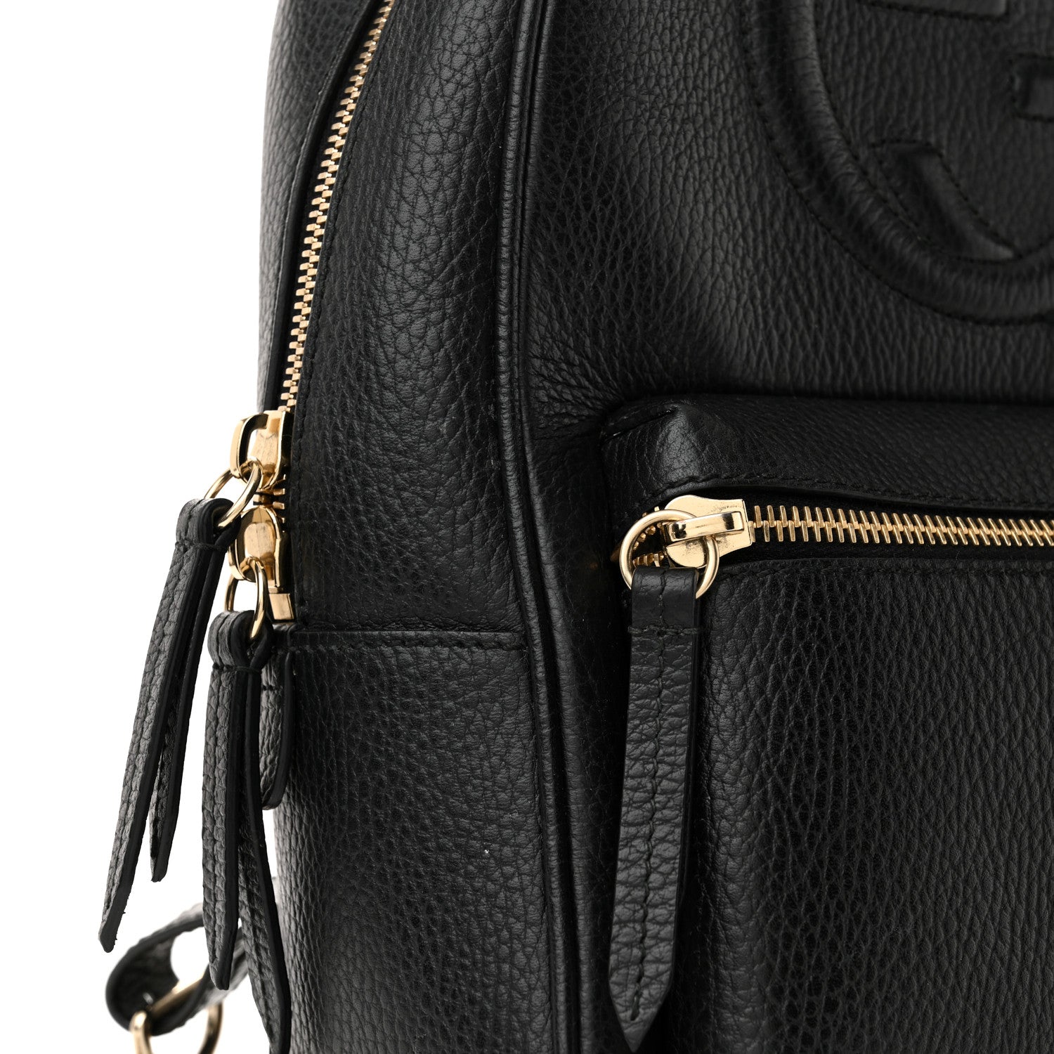 Gucci Pebbled Calfskin Soho Chain Backpack Black 14 of 14