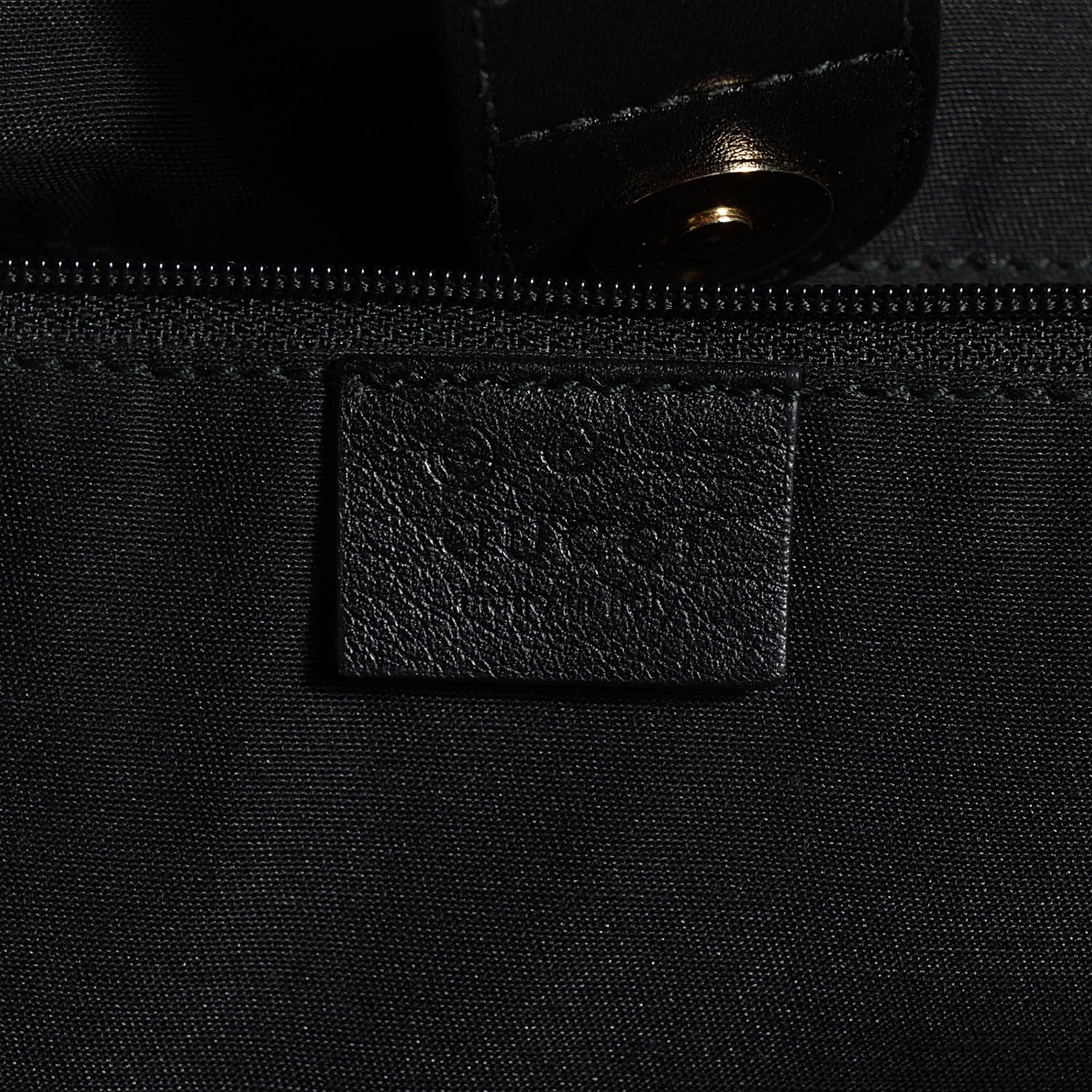 Gucci Guccissima Vitello Tender Large Sukey Tote Black 13 of 16