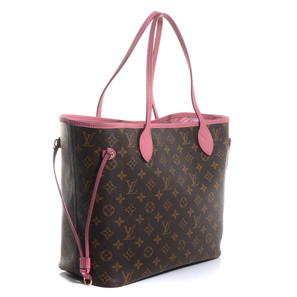 Louis Vuitton Monogram Articles de Voyage Ikat Neverfull MM Rose Velours 3 of 7