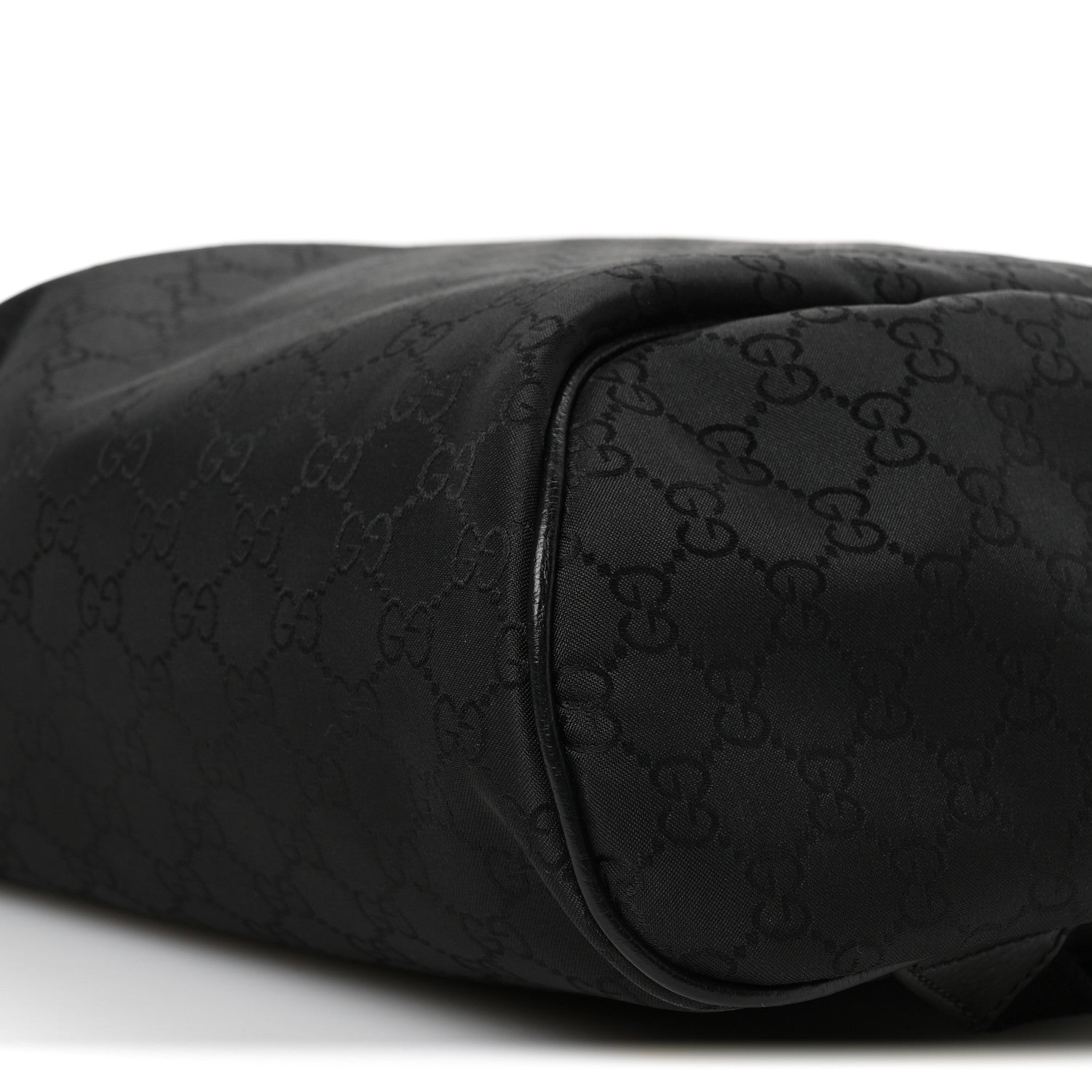 Gucci Nylon Monogram Slim Backpack Black 10 of 10