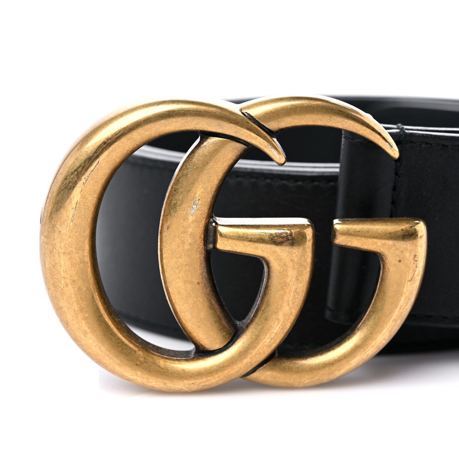 Gucci Calfskin Double G 40mm Belt 75 30 Black 5 of 5