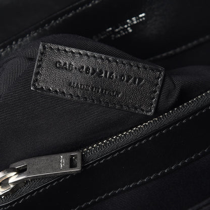 Saint Laurent Calfskin Y Quilted Monogram Medium Loulou Chain Satchel Black 8 of 12