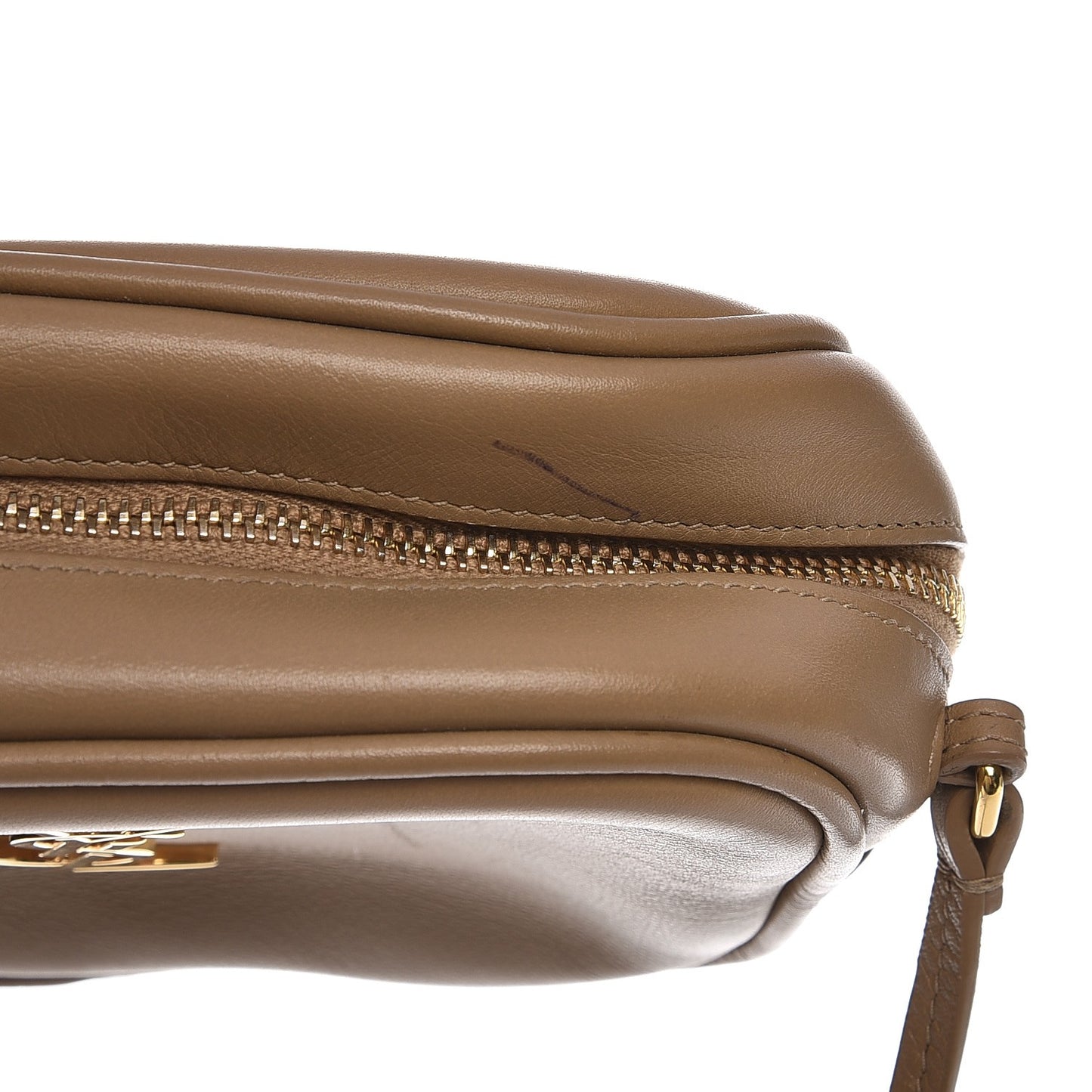 Nappa Monogram Blogger Bag Deep Beige