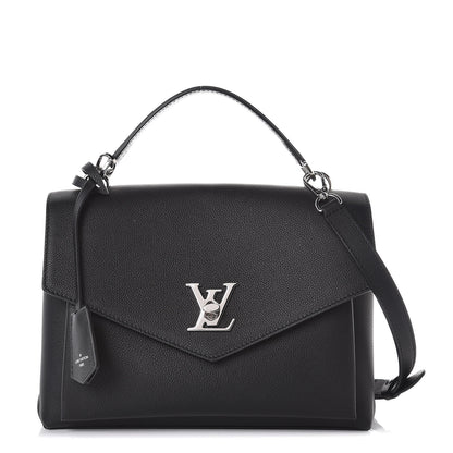 Louis Vuitton Soft Calfskin My Lockme Top Handle Black 1 of 6