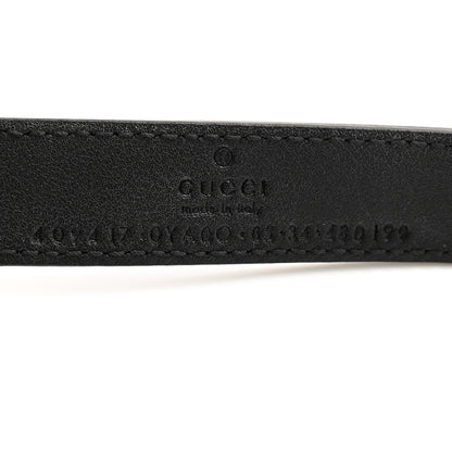 Gucci Calfskin Double G 20mm Belt 85 34 Black 5 of 8