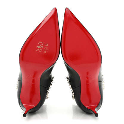 Christian Louboutin Calfskin Spikita Booty 85 Ankle Boots 37 Black 5 of 12