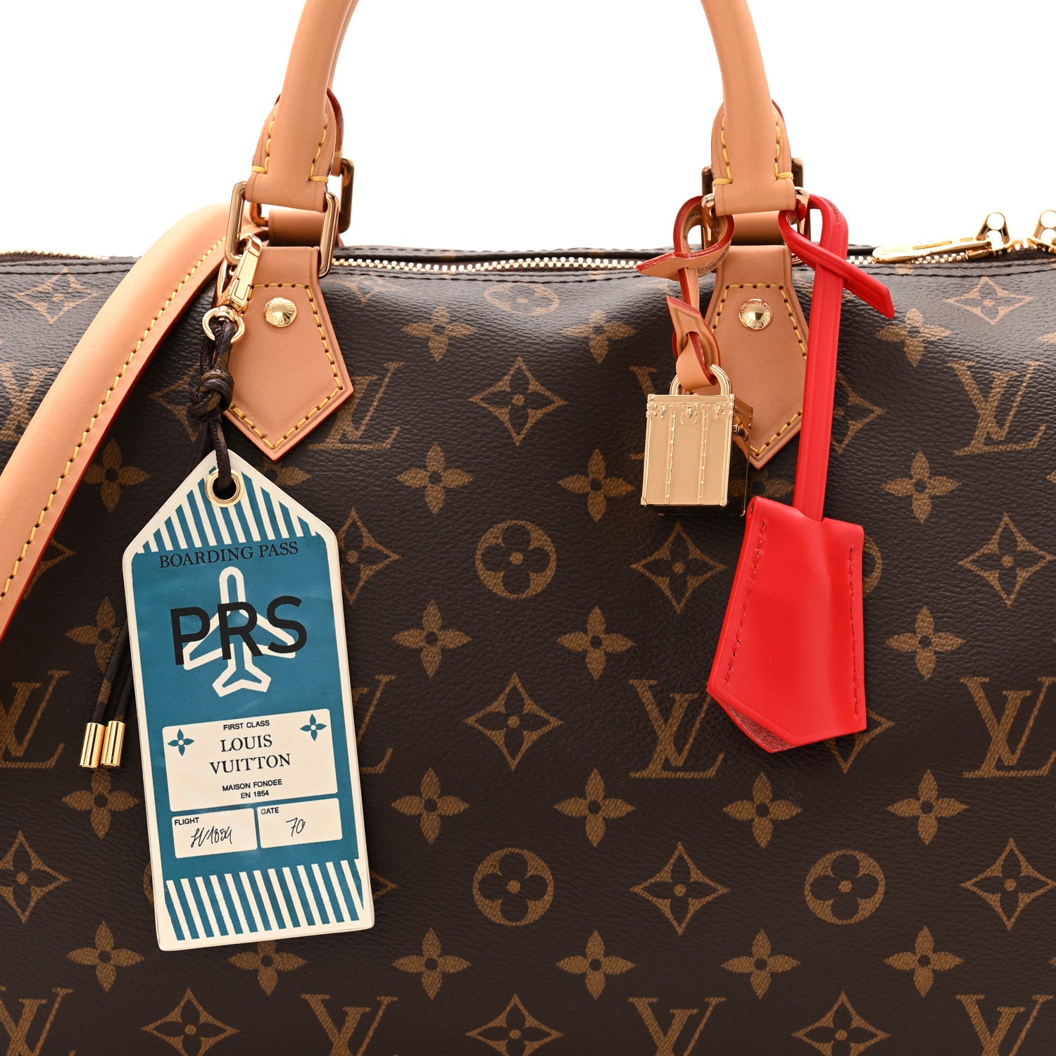 Louis Vuitton Monogram Speedy Soft 30 Crafty Red 7 of 10