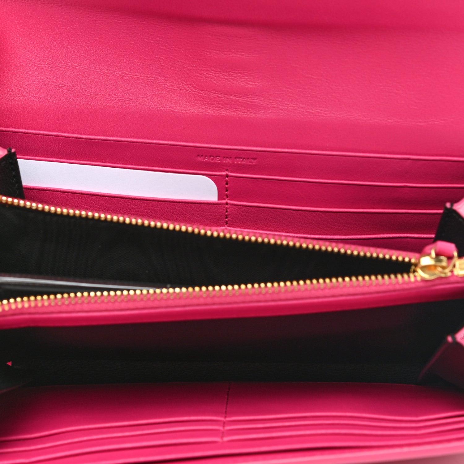 Saint Laurent Calfskin Classic Y Ligne Wallet Fuchsia 5 of 10