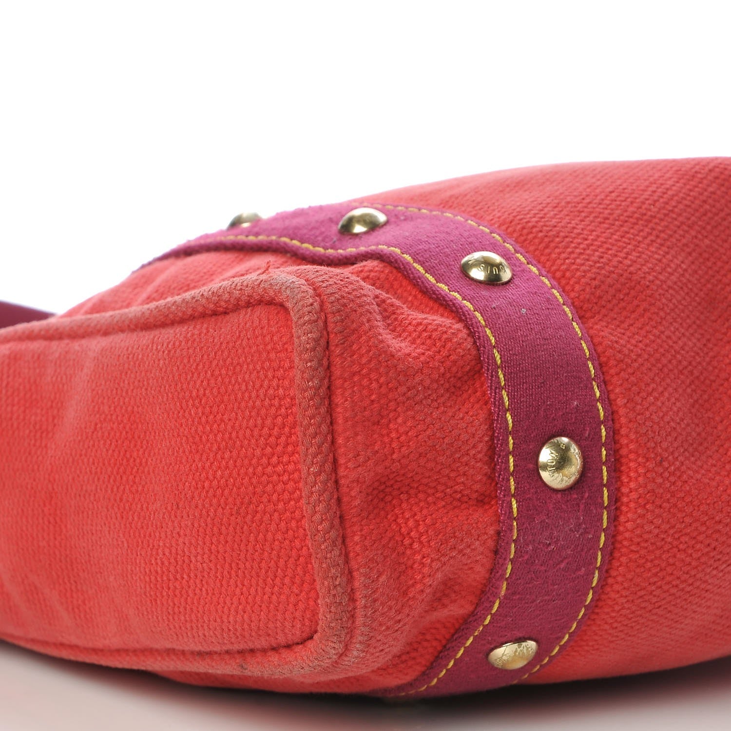 Louis Vuitton Toile Antigua Cabas MM Red 8 of 11