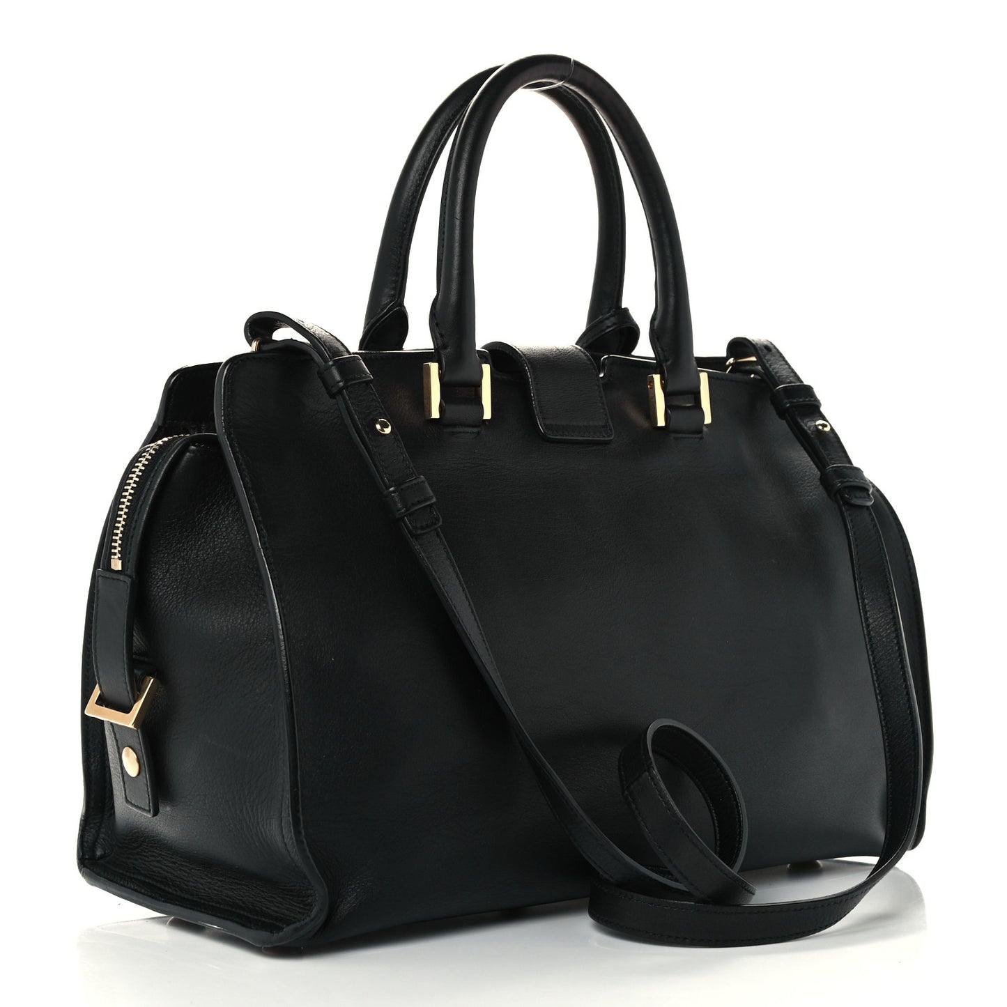 Calfskin Small Classic Y Cabas Black