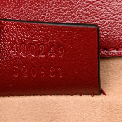 Gucci Tweed GG Monogram Small Dionysus Shoulder Bag Black White Romantic Cherry 7 of 12