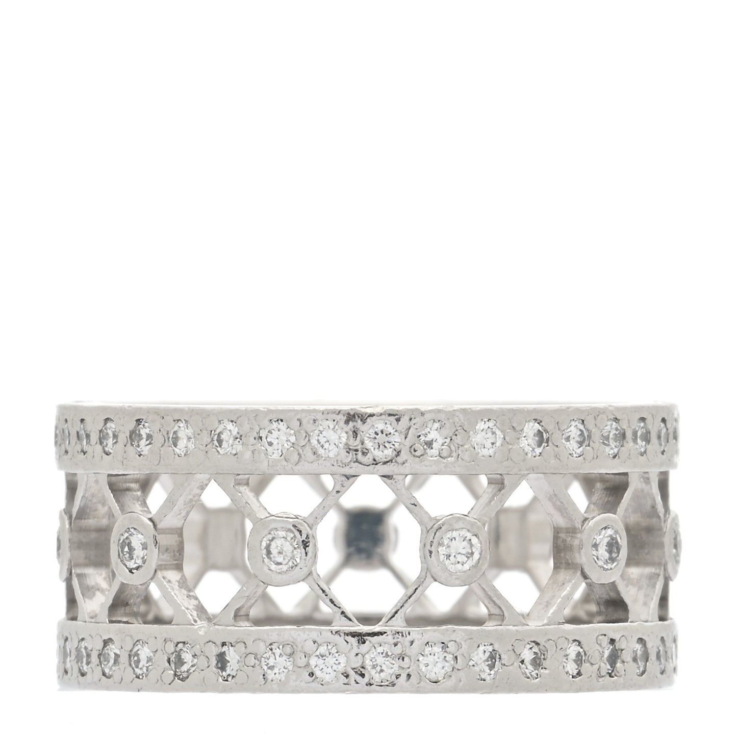 Platinum Diamond Voile Ring 47 4