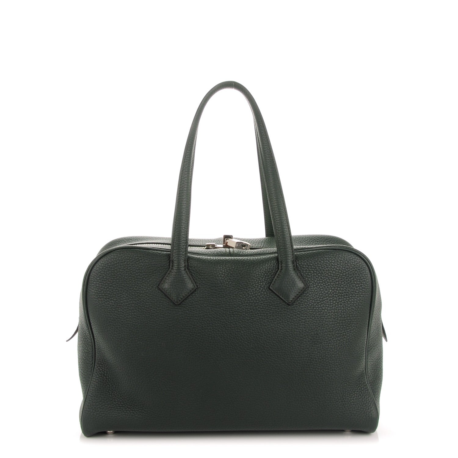 Hermes Taurillon Clemence Victoria II 35 Vert Fonce 1 of 8