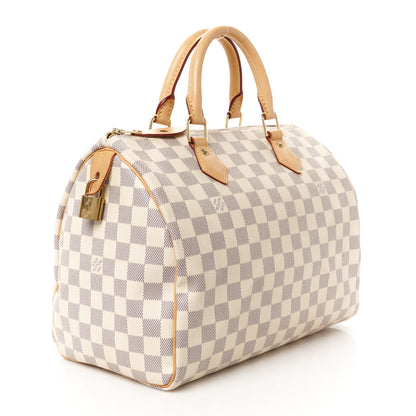 Louis Vuitton Damier Azur Speedy 30 3 of 13