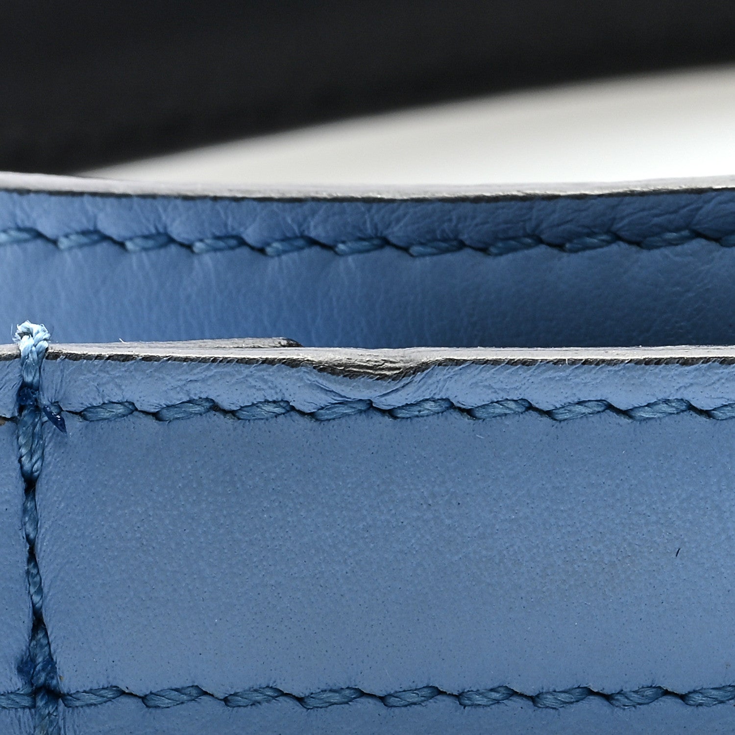 Gucci Moon Calfskin Nickel Interlocking G 20mm Belt 85 34 Porcelain Light Blue 6 of 6