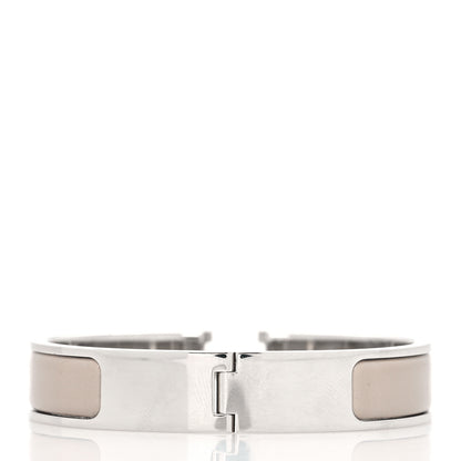 Hermes Enamel Narrow Clic Clac H Bracelet PM Marron Glace 3 of 5