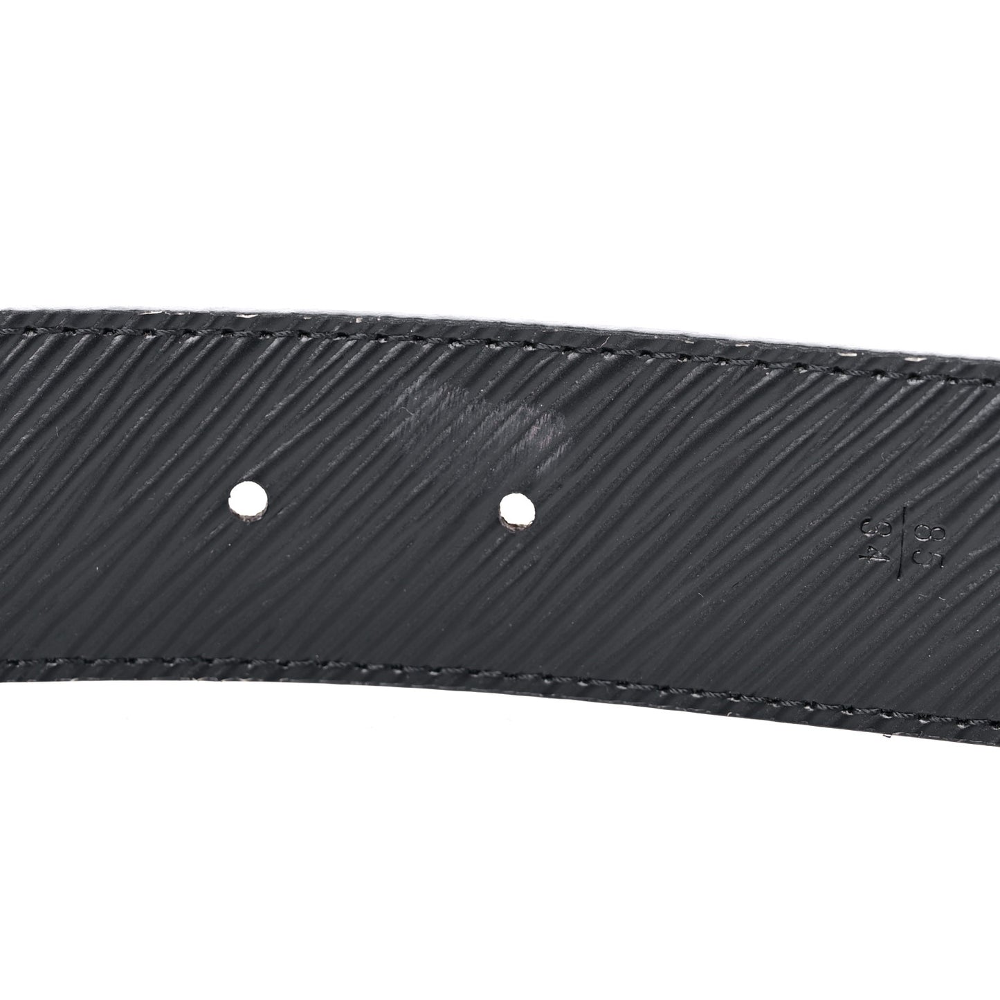 Monogram Epi 35mm LV Circle Reversible Belt 85 34 Black
