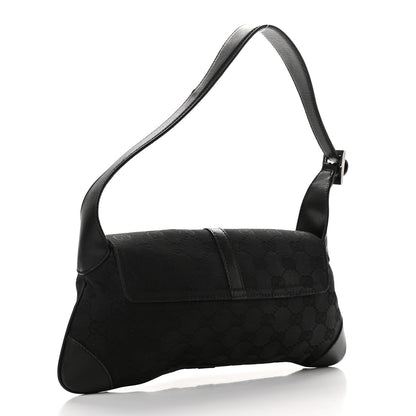 Gucci Monogram GG Small Jackie O Hobo Black 3 of 12