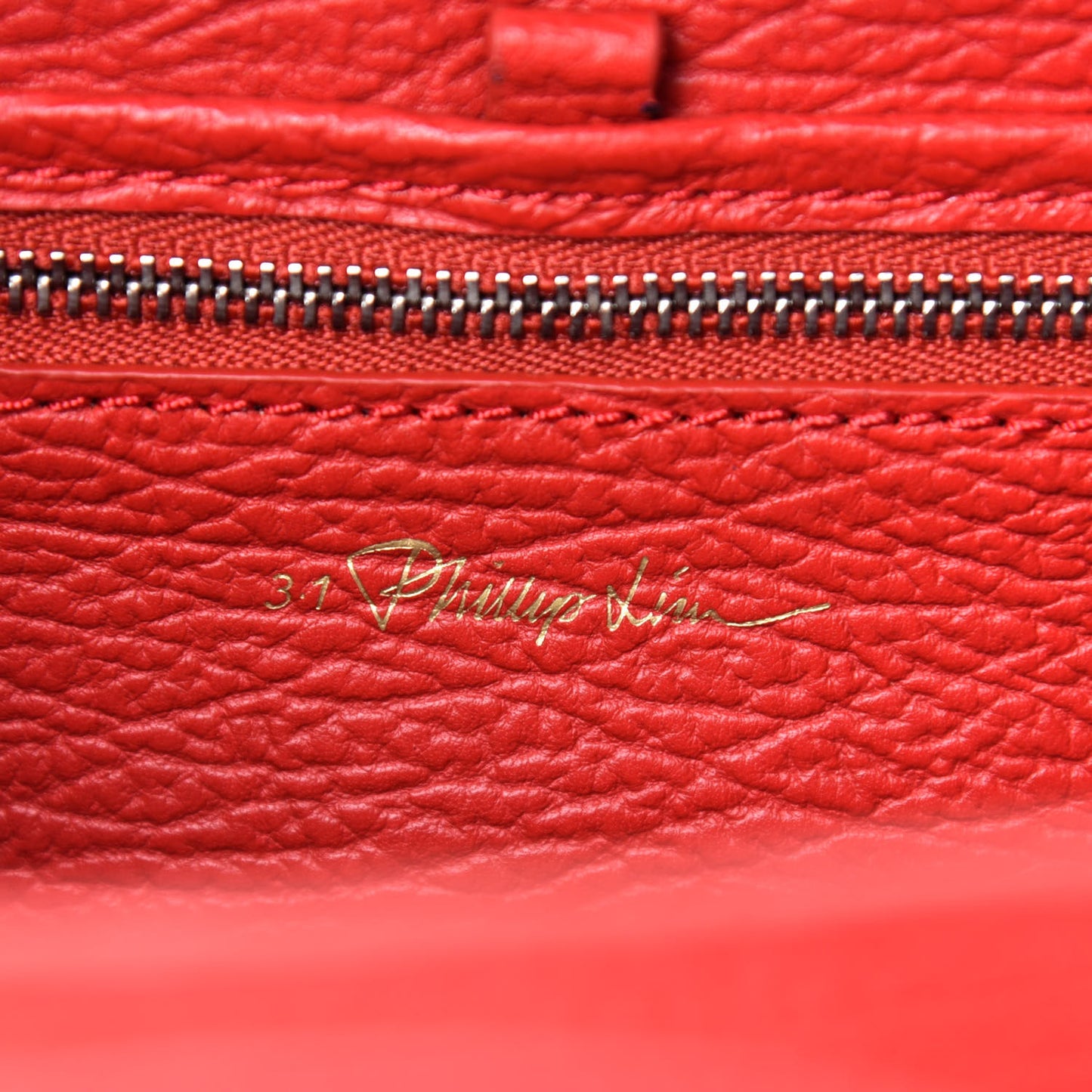 Textured Calfskin Mini Pashli Satchel Red