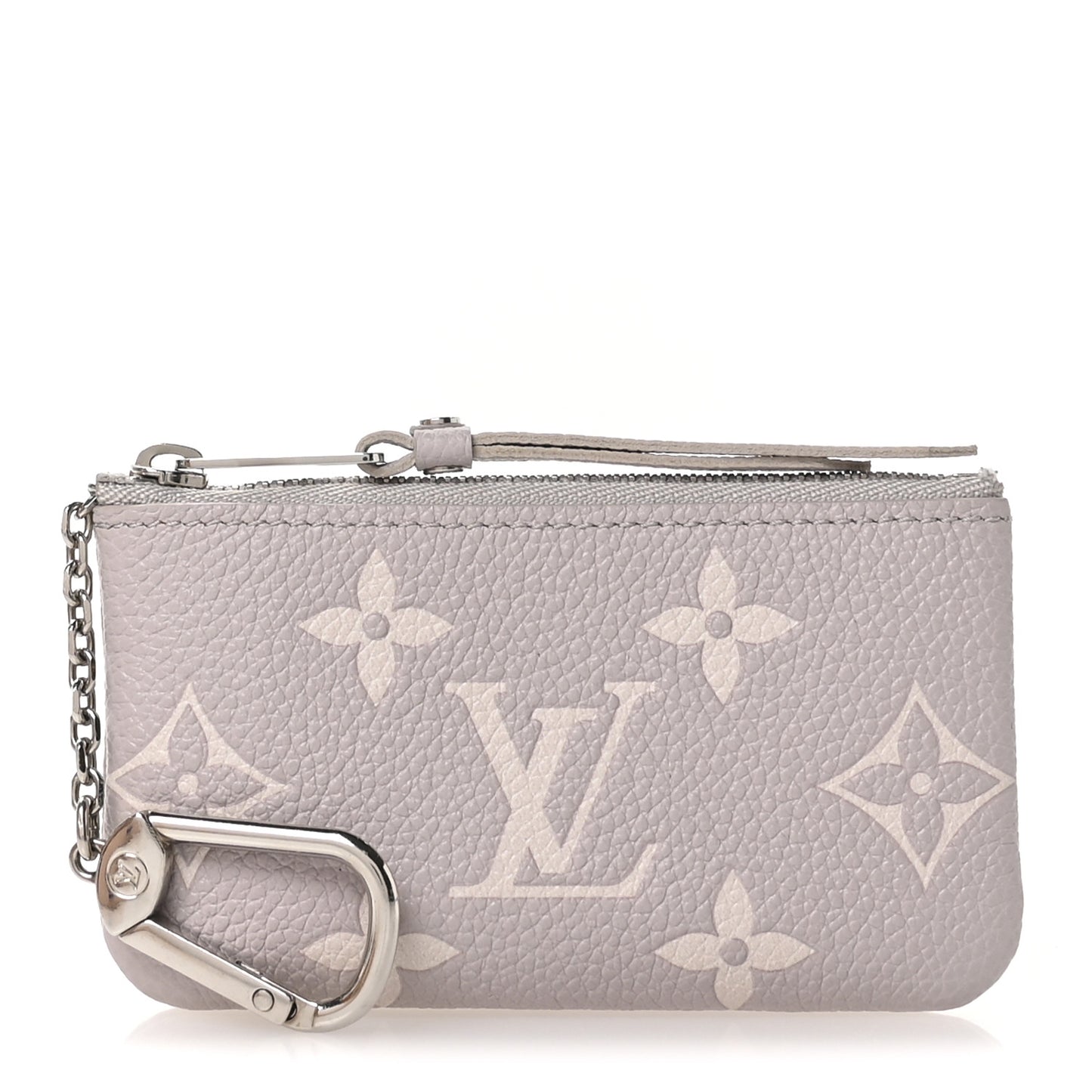 Empreinte Monogram Giant Key Pouch Brume Gray White Quartz